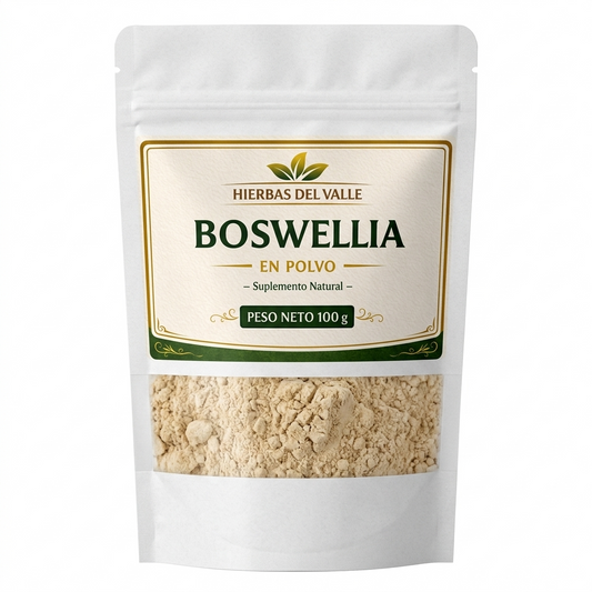 Boswellia Orgánica en Polvo 100 gr | Bolsa Resellable