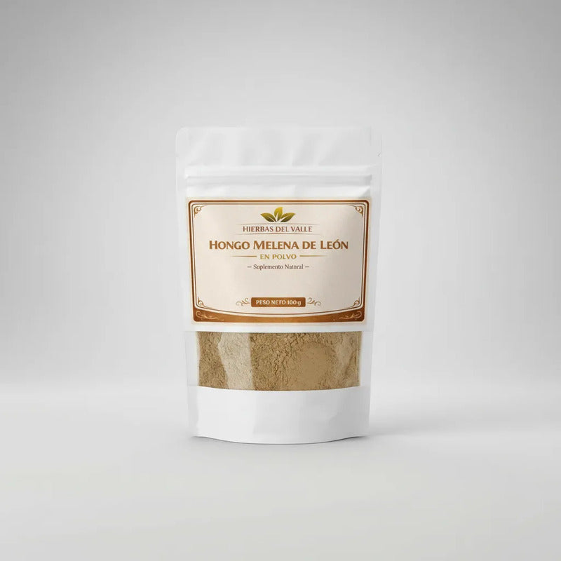 Hongo De Melena De León En Polvo 100g Sin Sabor