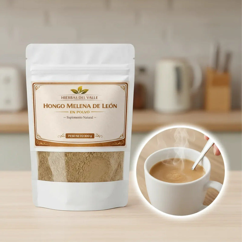 Hongo Melena De León En Polvo Puro 100 G