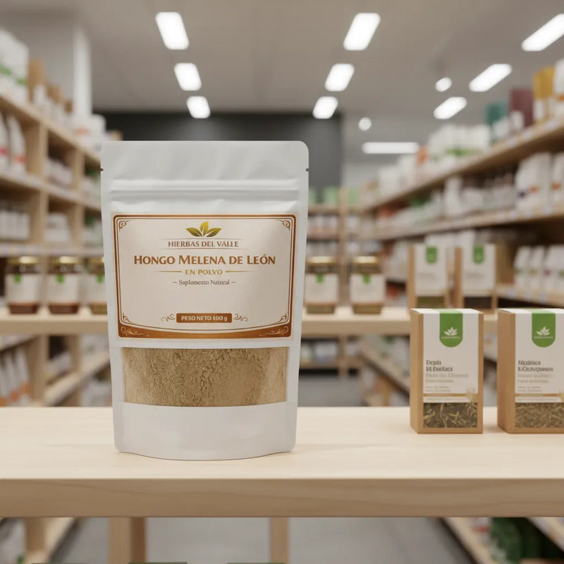 Hongo Melena De León En Polvo Puro 100 G