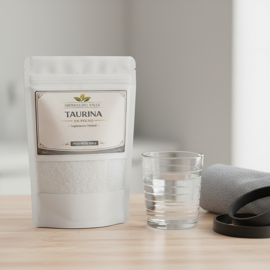 Taurina en Polvo 100g - Lifestyle deportivo - Hierbas del Valle