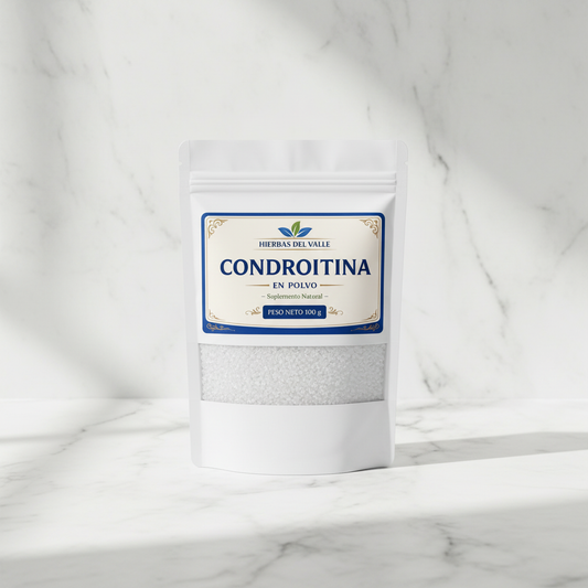 Condroitina en Polvo 100g - Bolsa con etiqueta - Hierbas del Valle